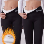 2-Pack High-Waist Thermal Leggings – Buy 1 Get 2