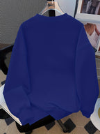 Conjunto de Moletom com Estampa de Golfinho Feng Shui e Calça Flare Ajustada para Meninas, Moda Fofa, Casual para Primavera, Outono e Inverno, Ideal para Uso ao Ar Livre