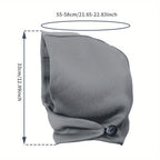 Gorro de Inverno Feminino - Beanie Elegante Dobrável com Fechamento de Botão, Portátil para Viagens e Uso Diário - Lavável na Máquina - Presente Perfeito para Mulheres (Marrom/Cinza/Preto/Branco/Laranja)