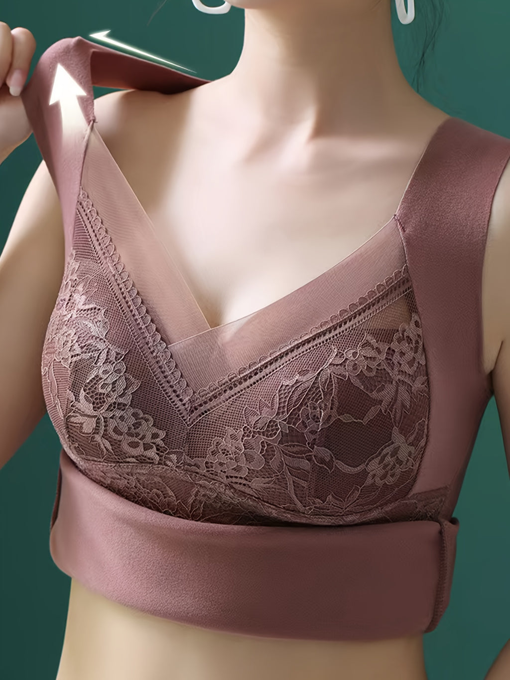 Conjunto de 2 Tops de Camisola Térmica de Veludo para Mulher com Soutien Incorporado, Elegante Top de Alças com Decote em V de Renda, Camisola Modeladora Quente de Inverno Forrada a Pelúcia sem Mangas - Preto & Bege