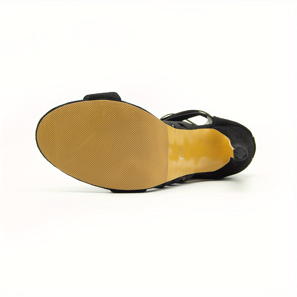 Sandálias de salto agulha para mulheres, bombas de vestido de moda com ponta aberta, saltos elegantes com fecho de correr na parte de trás