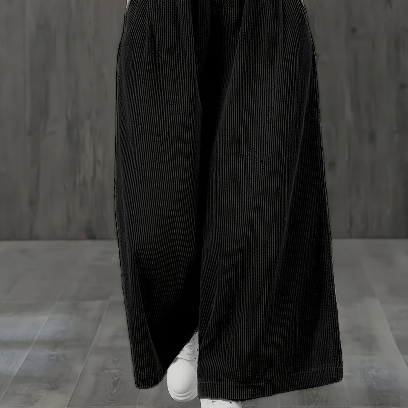 Wide-Leg Corduroy Pants - Effortless Elegance for Every Occasion