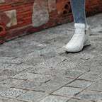 Botas de Inverno Femininas com Forro de Pelúcia, Fechamento de Zíper/Laço, Bico Redondo, Sola Baixa, Casual, Adequadas para Uso Diário, Lavável na Máquina, Espessura Aumentada - Cor Sólida (Tornozelo e Cano Curto)