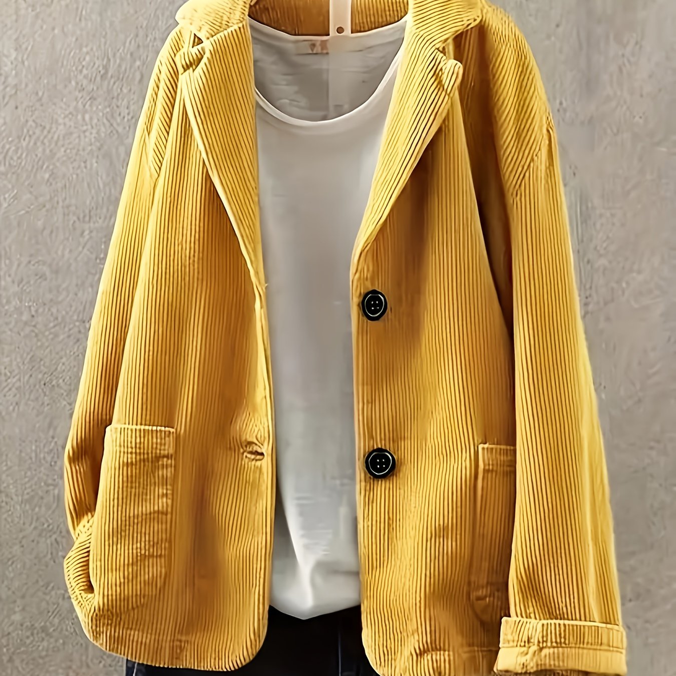 Effortless Allure: Plus Size Long Sleeve Blazer