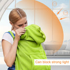 1pc Cobertor de Transporte de Bebê Macio e à Prova de Vento - Design de Dinossauro de Desenho Animado Fofo, Multiuso para Carrinhos e Transportadores de Bebês, Bolso de Aquecimento de Mão Frontal, Tecido de Poliéster Leve, Uso em Todas as Estações, Essenciais de Viagem | Impressão de Dinossauro | Textura de Tricô