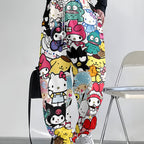 Vibrant Cartoon Print Women's Jogger Pants