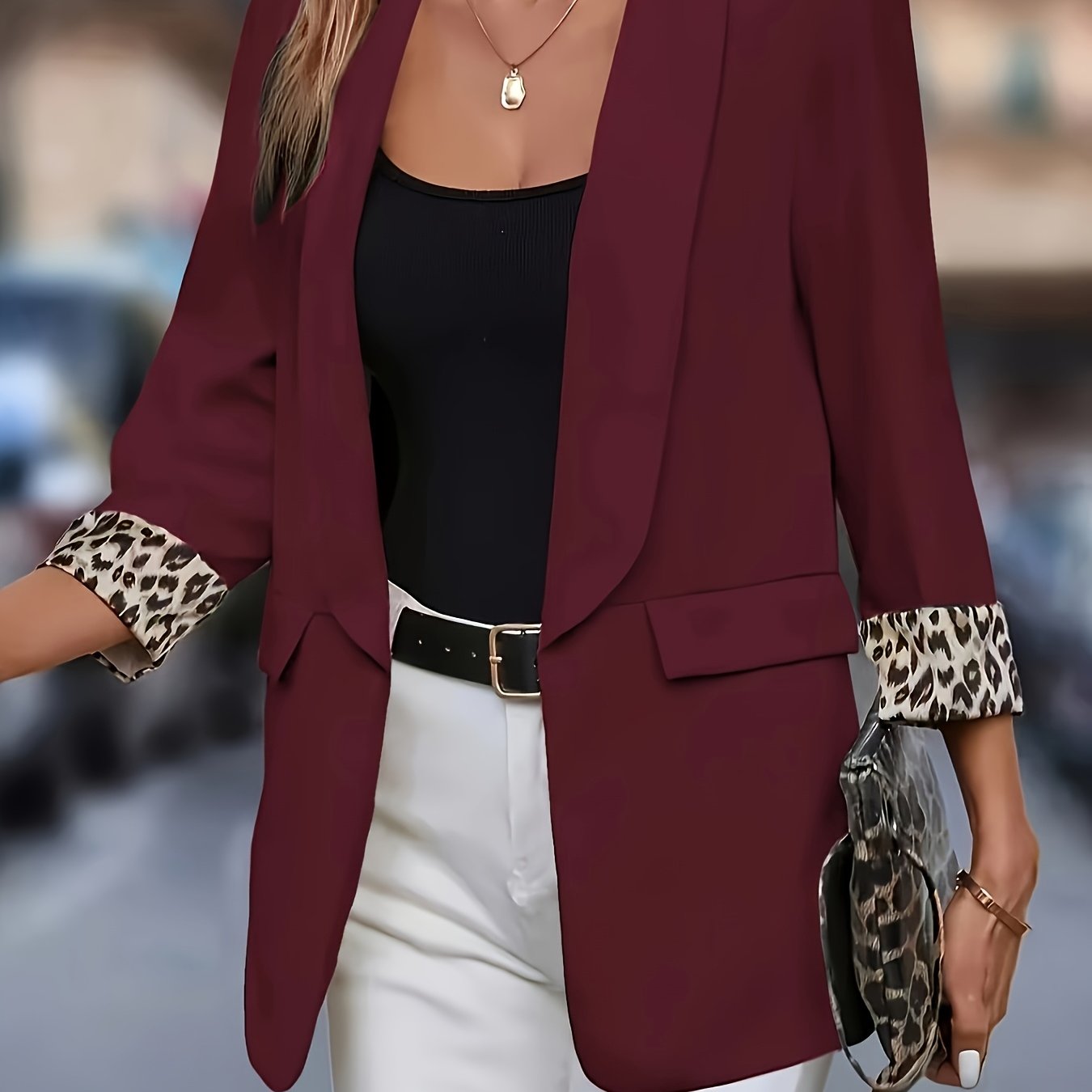 Timeless Black Blazer - Plus Size Women's Jacket