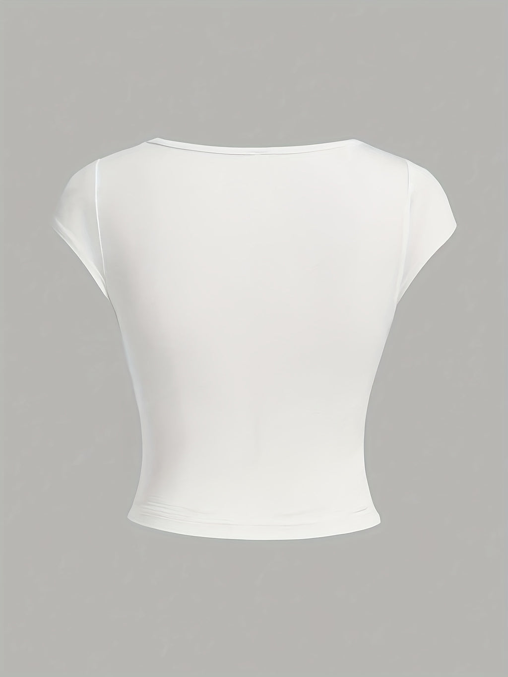 Top Curto Sexy Decote em V Profundo | Alta Elasticidade, Colete Preto Sólido Sem Mangas, Versátil para Todas as Estações, Roupa Casual e de Noite, Design Slim Fit