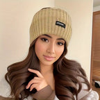 4 Unidades de Faixas de Cabelo Macias e Elásticas para Mulheres com Protetores de Orelhas Quentes - Faixas de Cabelo de Inverno em Cores Sólidas para Rabo de Cavalo, Coque e Tranças - Confortáveis para Uso Diário, Academia, Escritório e Ocasiões Formais (Multicolor)