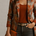 Timeless Slim Fit Printed Blazer