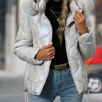 Chic Women's Detachable Hood Coat | Winter Fashion Essential