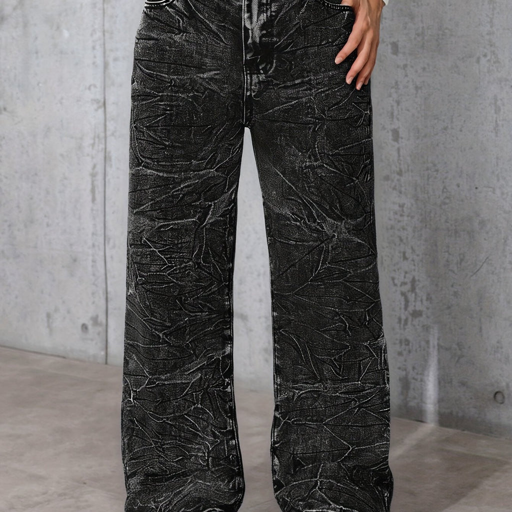 Vintage Vibe: Relaxed Fit Wide Leg Jeans