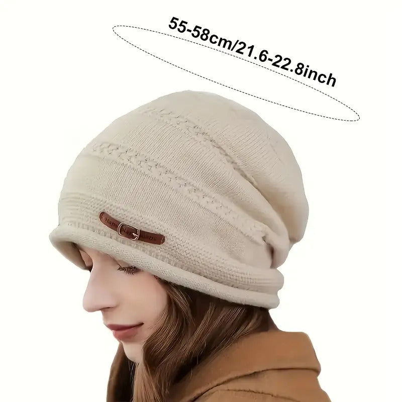 Gorro Quente - Gorro de Inverno Leve com Fecho de Fivela Ajustável, Gorro Macio e Elástico para Homens e Mulheres, Atividades ao Ar Livre, Natal, Halloween, Ano Novo - (Lavável à Mão) - Presente Ideal para o Dia da Mãe/Pai, Festivais, Festas