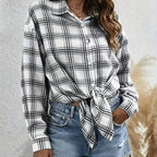 Effortless Elegance: Oversized Women's Button-Up Shirt