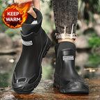 Botas de Neve Femininas da Moda, Botas Curtas Desportivas, Botas de Chuva Unisexo para Exterior com Forro de Lã e Aquecimento Antiderrapante Espesso para Caminhadas e Viagens de Inverno, Presente de Natal Perfeito