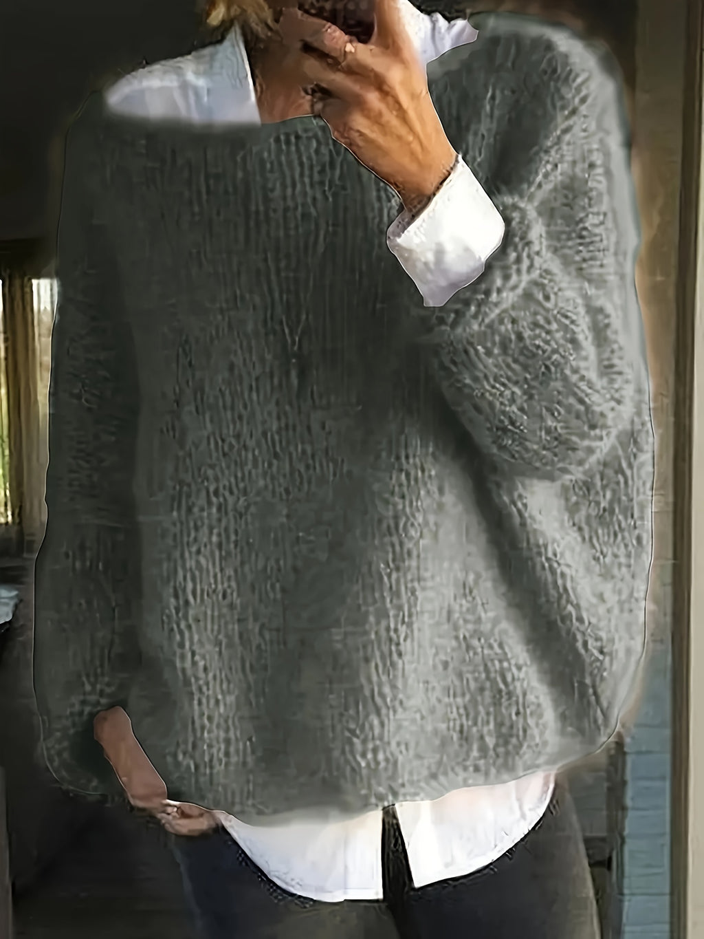 Casaco de Inverno Quente para Mulheres com Gola Barco e Ombro de Fora - Jaqueta de Gola de Manga Longa em Cor Sólida, Casual a Formal, Lavagem à Mão/Limpeza a Seco, Branco/Preto/Marinho/Bege, Blazer Versátil