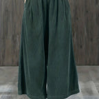 Wide-Leg Corduroy Pants - Effortless Elegance for Every Occasion