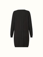 Suéter Casual de Manga Longa com Decote em V para Mulheres Plus Size