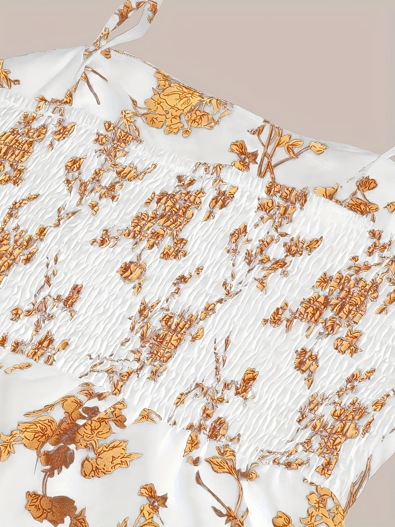 Vestido de praia sem mangas com estampa floral elegante para mulheres