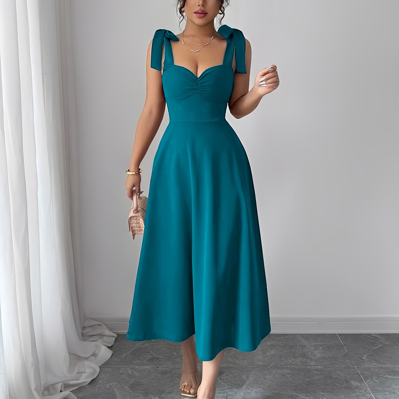 Elegant A-Line Sleeveless  - Versatile & Timeless