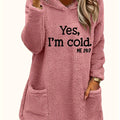 Cozy Teddy Bear Hoodie - Women's Fleece Pullover