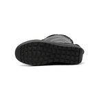 Botas de neve brancas para mulheres - Botas de inverno confortáveis até o meio da panturrilha com forro de pele sintética fofa, sola de borracha antiderrapante, salto plano e abertura lateral com fecho de correr para atividades ao ar livre, calçado de inverno | Botas de neve elegantes | Calçado durável