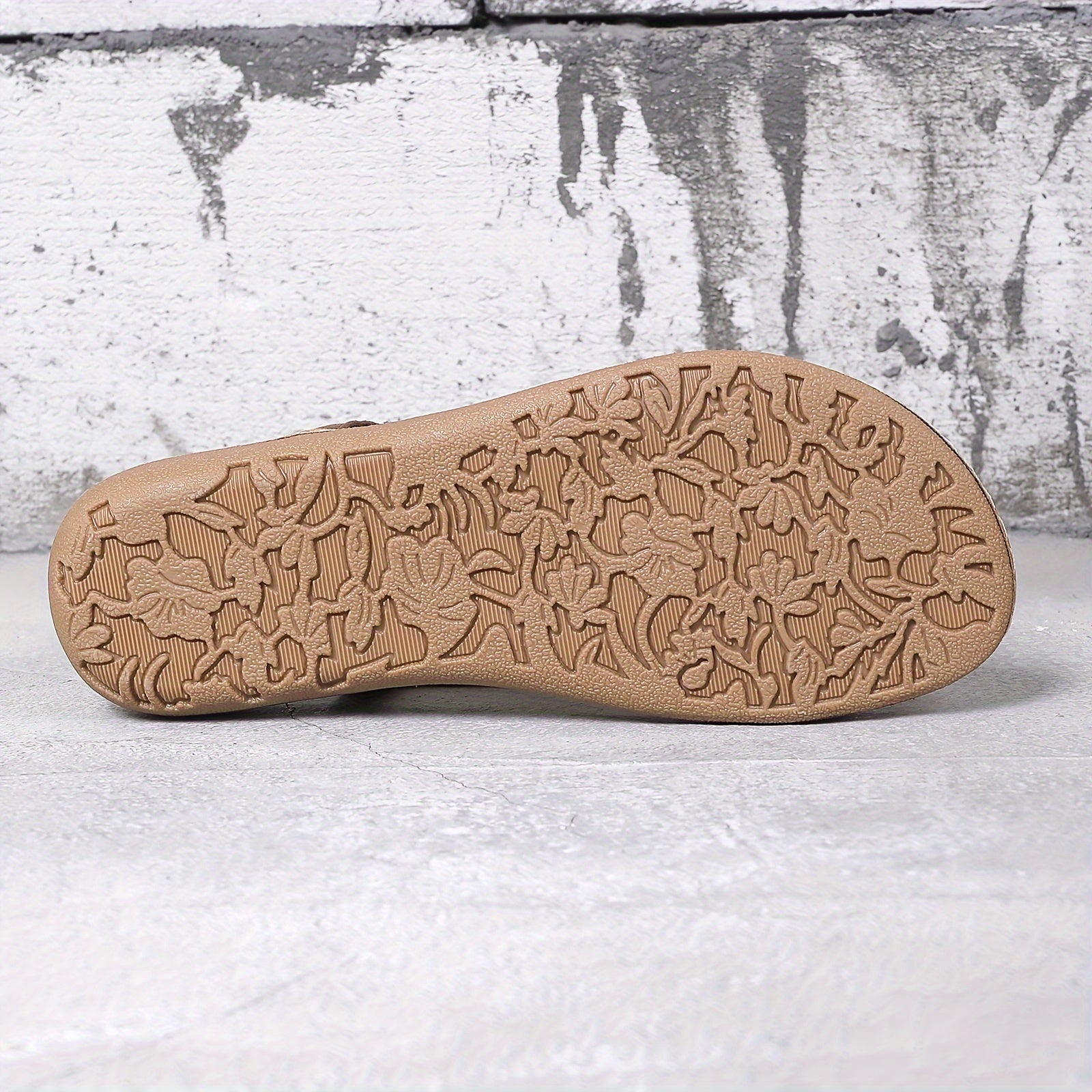 Sandálias rasas de mulher com strass, estilo boho com elástico, sapatos de praia casuais de verão com dedo aberto