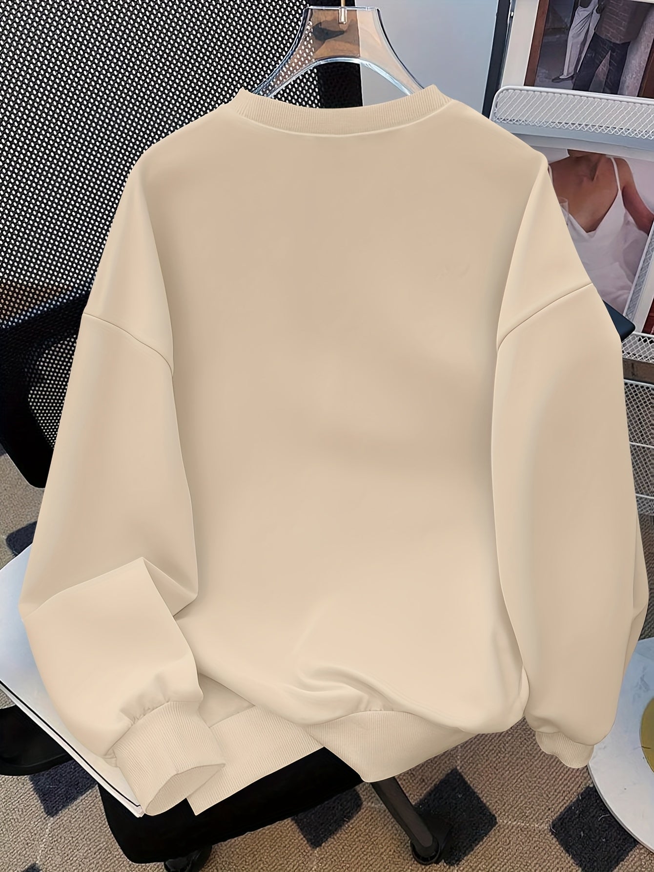 Conjunto de Moletom com Estampa de Golfinho Feng Shui e Calça Flare Ajustada para Meninas, Moda Fofa, Casual para Primavera, Outono e Inverno, Ideal para Uso ao Ar Livre