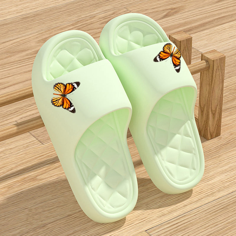 Chinelos Unissex Simples para Mulheres de Casa Leves e Antiderrapantes em EVA, Chinelos de Praia ao Ar Livre com Gravidade Zero