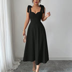 Chic Sleeveless A-Line Dress - Versatile Elegance