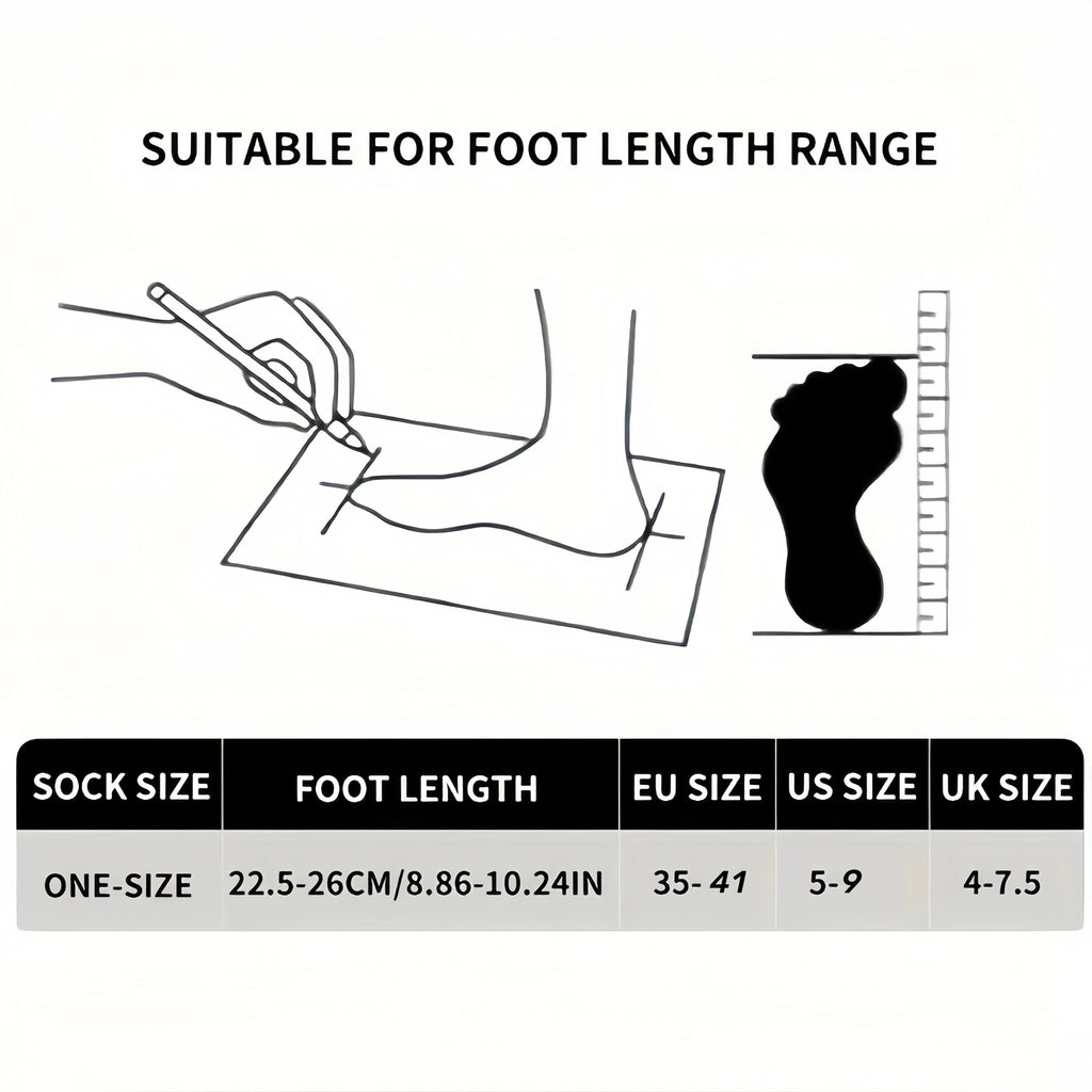 5-Pack de Meias para Mulheres com Pile de Laço Espessado, Acessórios de Confort e Recreação ao Ar Livre para Inverno, Mistura de Poliéster com Elastano, Cor Sólida, Tecido Tricotado, Lavação em Máquina