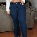 Effortlessly Chic Straight-Leg Jeans - Plus Size Perfection