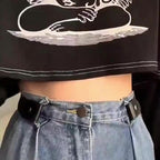 1peça Cinto Elástico Invisível Sem - Cintura Elástica, Confortável para Calças Jeans, Design Unissex, Preto, Estilo Casual, Perfeito para Vestuário Casual, Acessório para Vestuário Casual | Cinto Preto Elegante | Ajuste Confortável