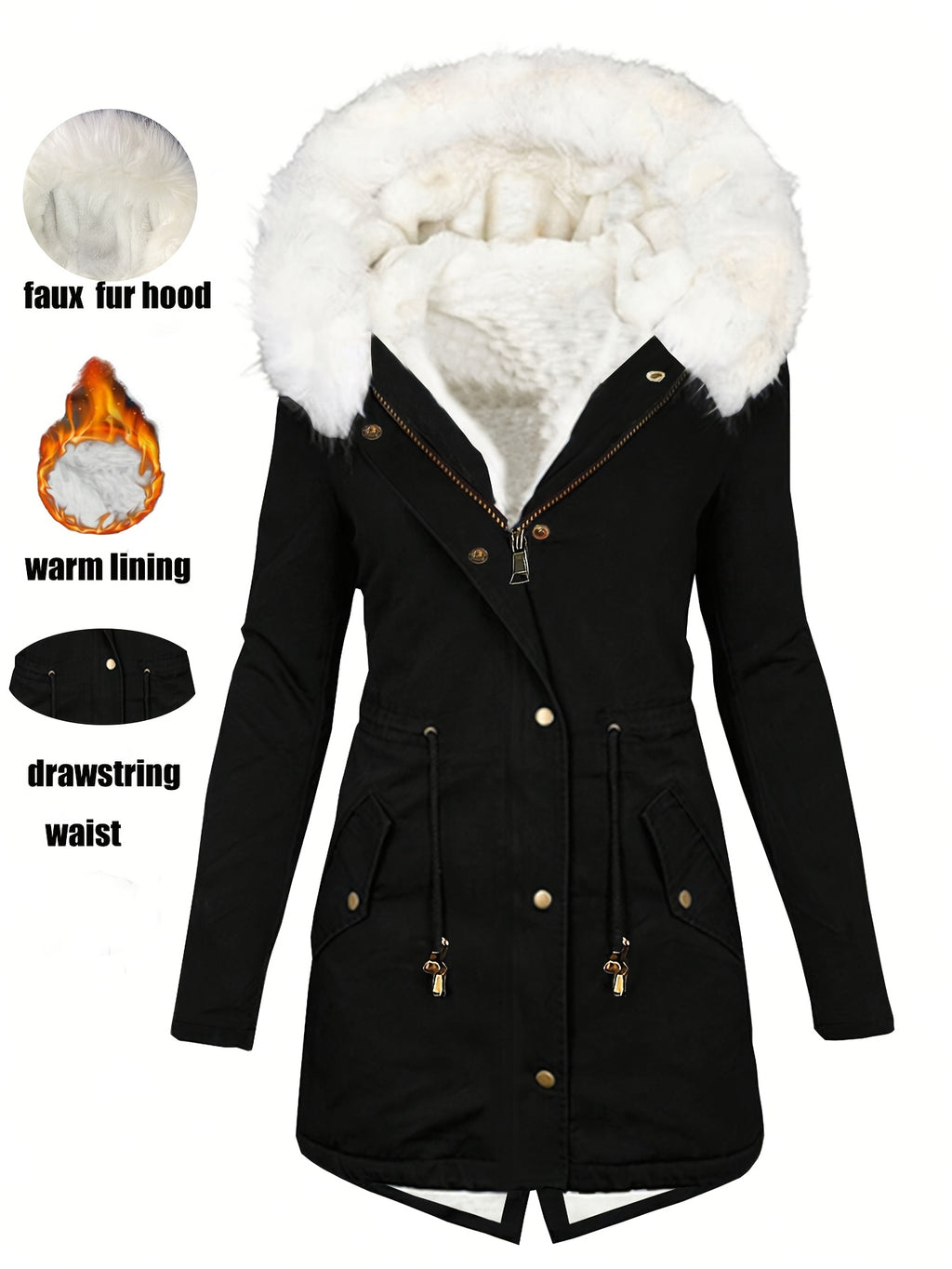 Casaco de outono e inverno para mulher P0838