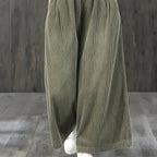 Wide-Leg Corduroy Pants - Effortless Elegance for Every Occasion