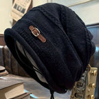 Gorro Quente - Gorro de Inverno Leve com Fecho de Fivela Ajustável, Gorro Macio e Elástico para Homens e Mulheres, Atividades ao Ar Livre, Natal, Halloween, Ano Novo - (Lavável à Mão) - Presente Ideal para o Dia da Mãe/Pai, Festivais, Festas