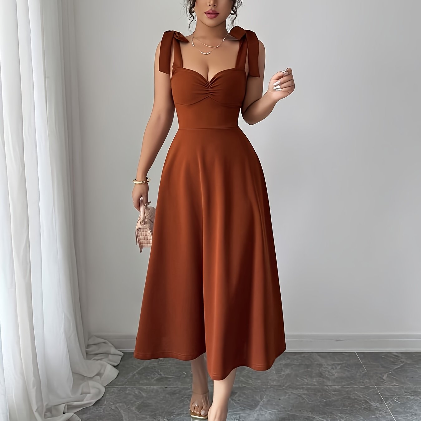 Elegant A-Line Sleeveless  - Versatile & Timeless