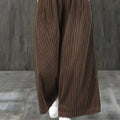 Wide-Leg Corduroy Pants - Effortless Elegance for Every Occasion