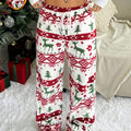 Chic Wide-Leg Festive Lounge Pants