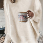 Cozy Oversized Black Sweater - Elegant Winter Fashion