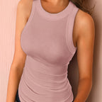 Sleek Women's Sleeveless Slim Tank Top
