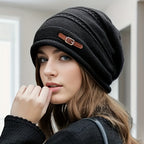 Gorro Quente - Gorro de Inverno Leve com Fecho de Fivela Ajustável, Gorro Macio e Elástico para Homens e Mulheres, Atividades ao Ar Livre, Natal, Halloween, Ano Novo - (Lavável à Mão) - Presente Ideal para o Dia da Mãe/Pai, Festivais, Festas
