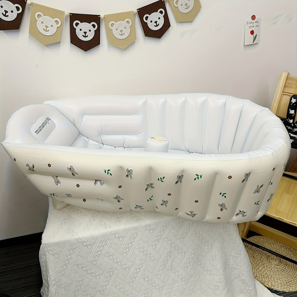 Banheira inflável coreana para bebês, banheira de PVC para crianças de alto nível de aparência, banheira portátil dobrável, banheira inflável para jogos, artefato de viagem