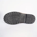 Botins de Salto Alto Grossos para Mulher - Botas de Inverno Slip-On com Sola Grossa em TPU, / Castanho Vermelho/ - Palmilha Acolchoada e Sola de Borracha Antiderrapante, Botas para Mulher, Botas de Outono para Mulher, Botas para Mulheres Plus Size, Roupa Casual, Escritório