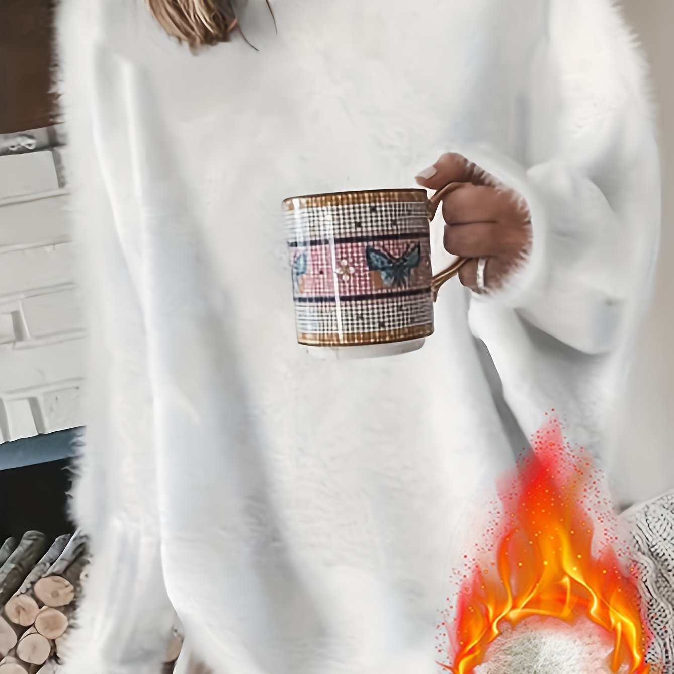 Cozy Oversized Black Sweater - Elegant Winter Fashion