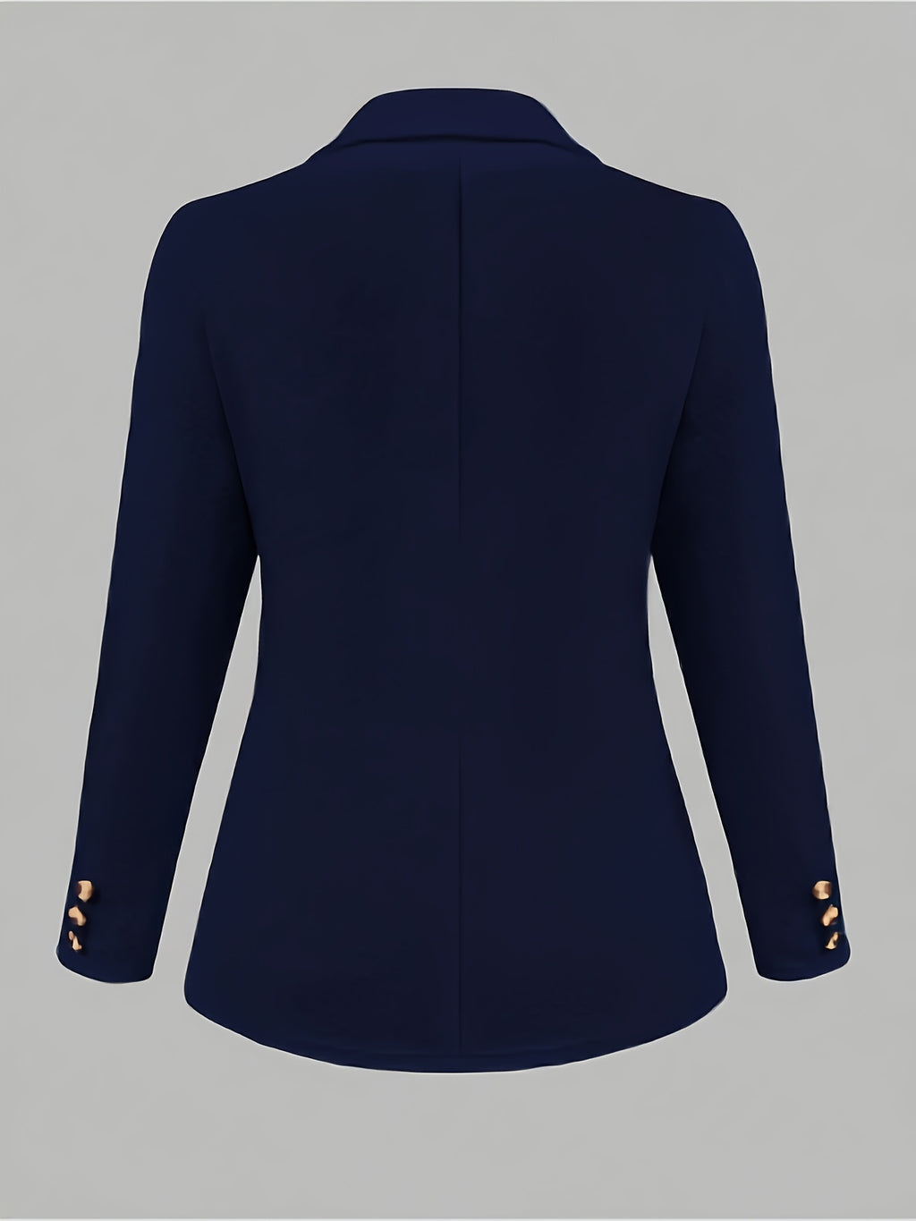 Um casaco de fato de cor sólida elegante e com estilo.