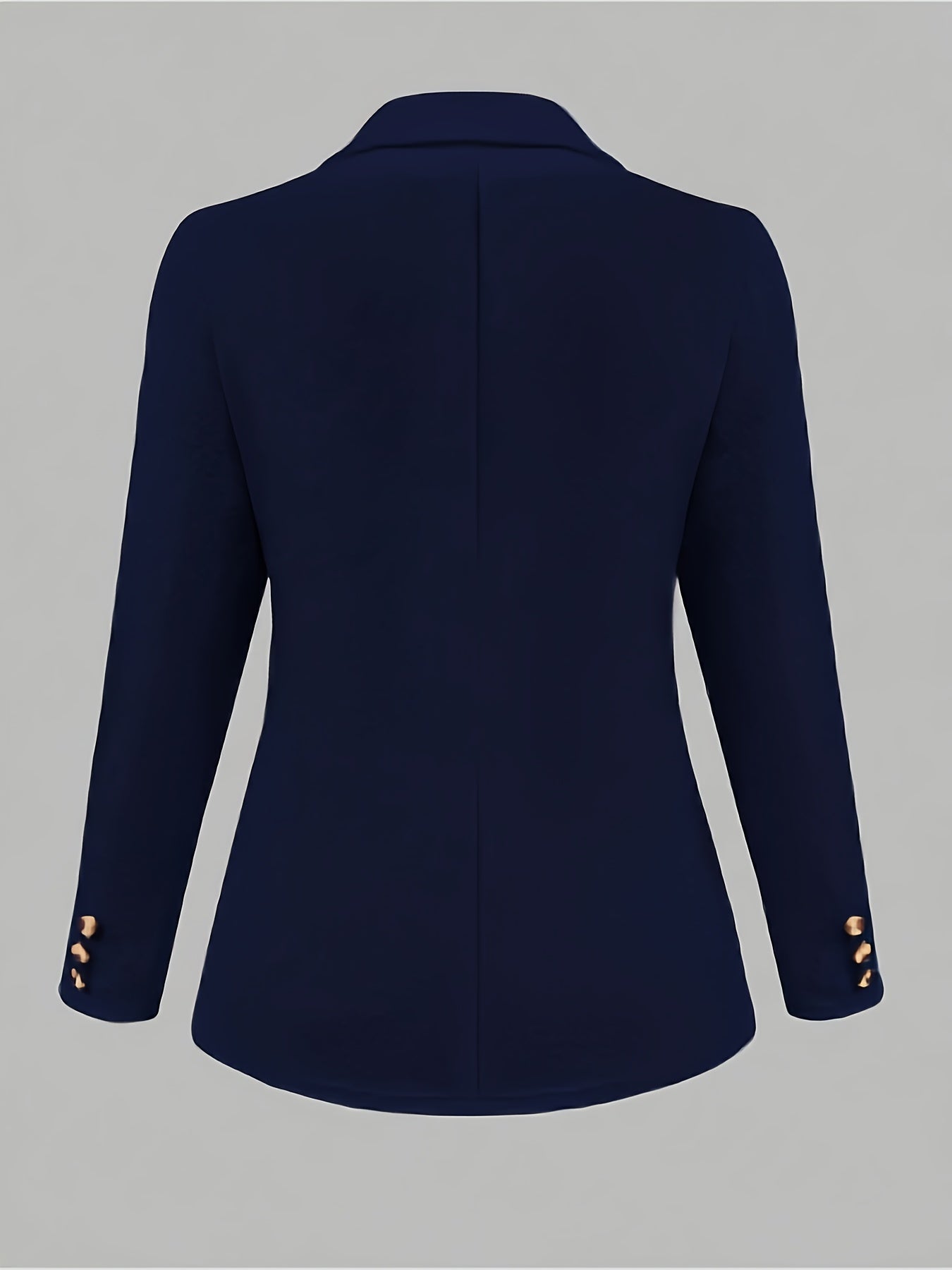 Um casaco de fato de cor sólida elegante e com estilo.