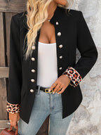 Jaqueta Feminina com Gola Alta