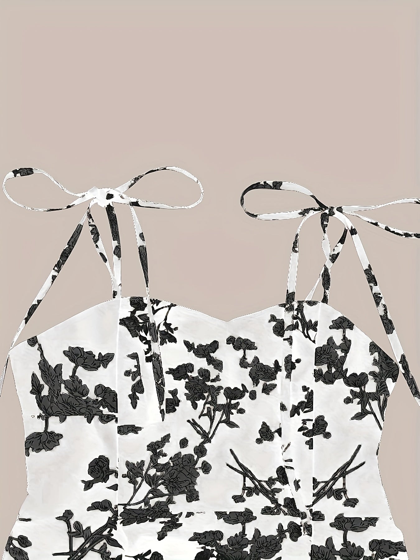 Vestido de praia sem mangas com estampa floral elegante para mulheres