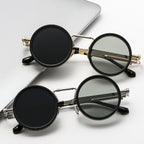 Óculos de Sol Polarizados Rotativos de Moda Punk Clássico com Ajuste de Tonalidade de Nove Níveis, Liga de Alumínio e Magnésio, para Homens e Mulheres, Presente de Natal, Halloween e Páscoa